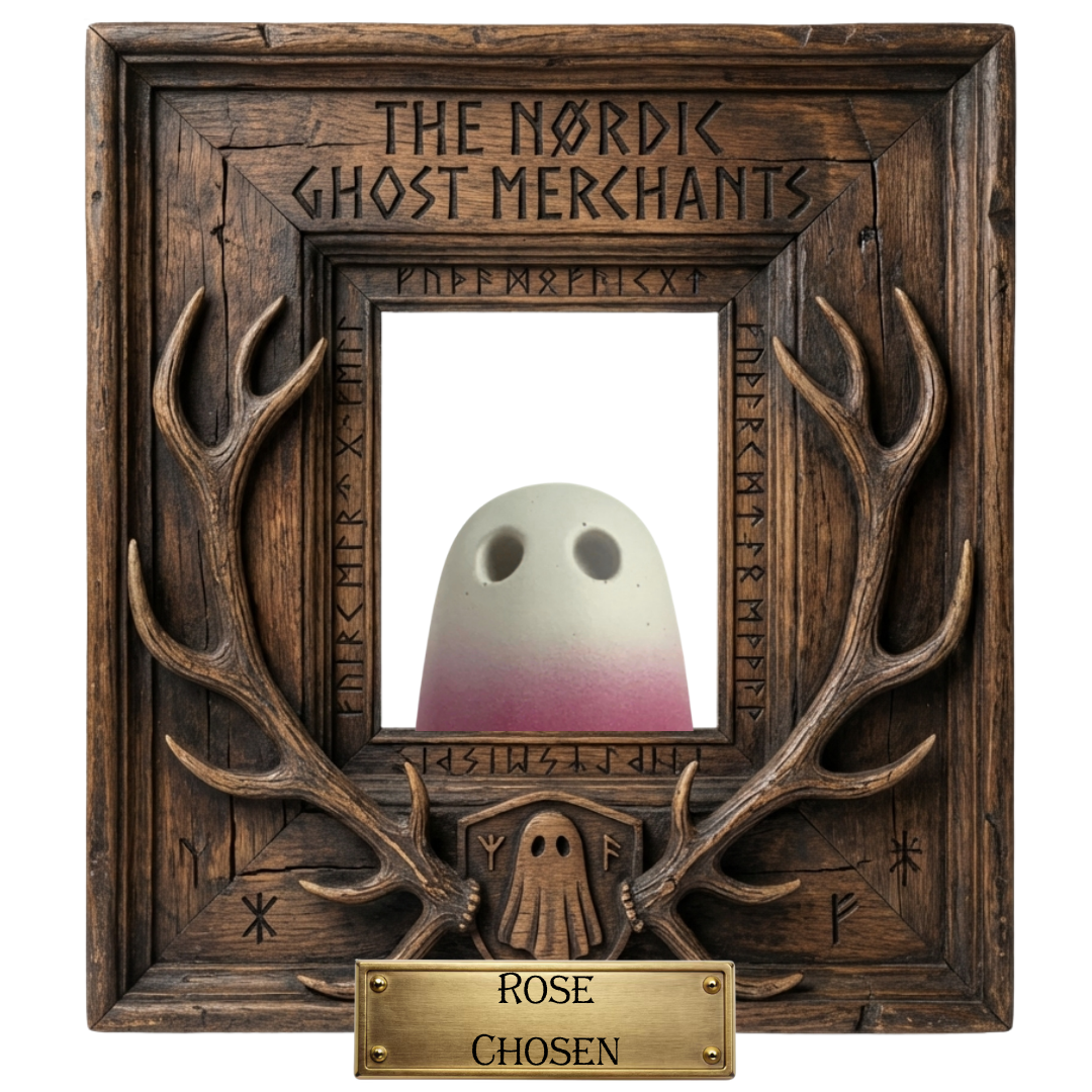 Rose The Strawberry Moon Fade - Ghost Figurine (Scented Ghost)