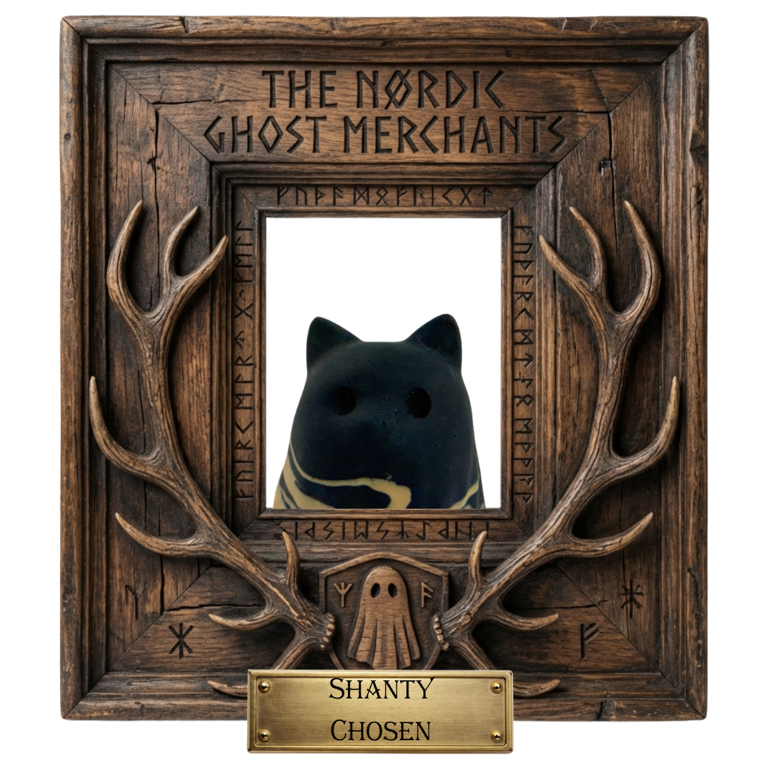 Skagerrak Ghost Cat Figurine - Shanty