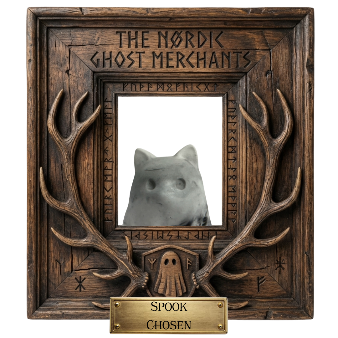 The Harbinger Ghost Cat Figurine - Spook
