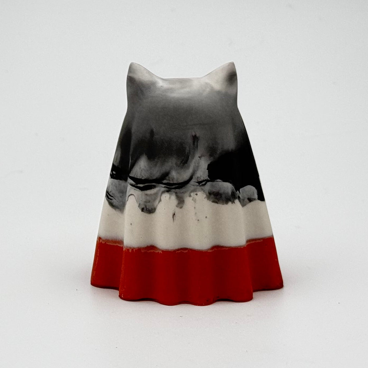 The Samhain Harbinger Familiar Ghost Figurine - Button