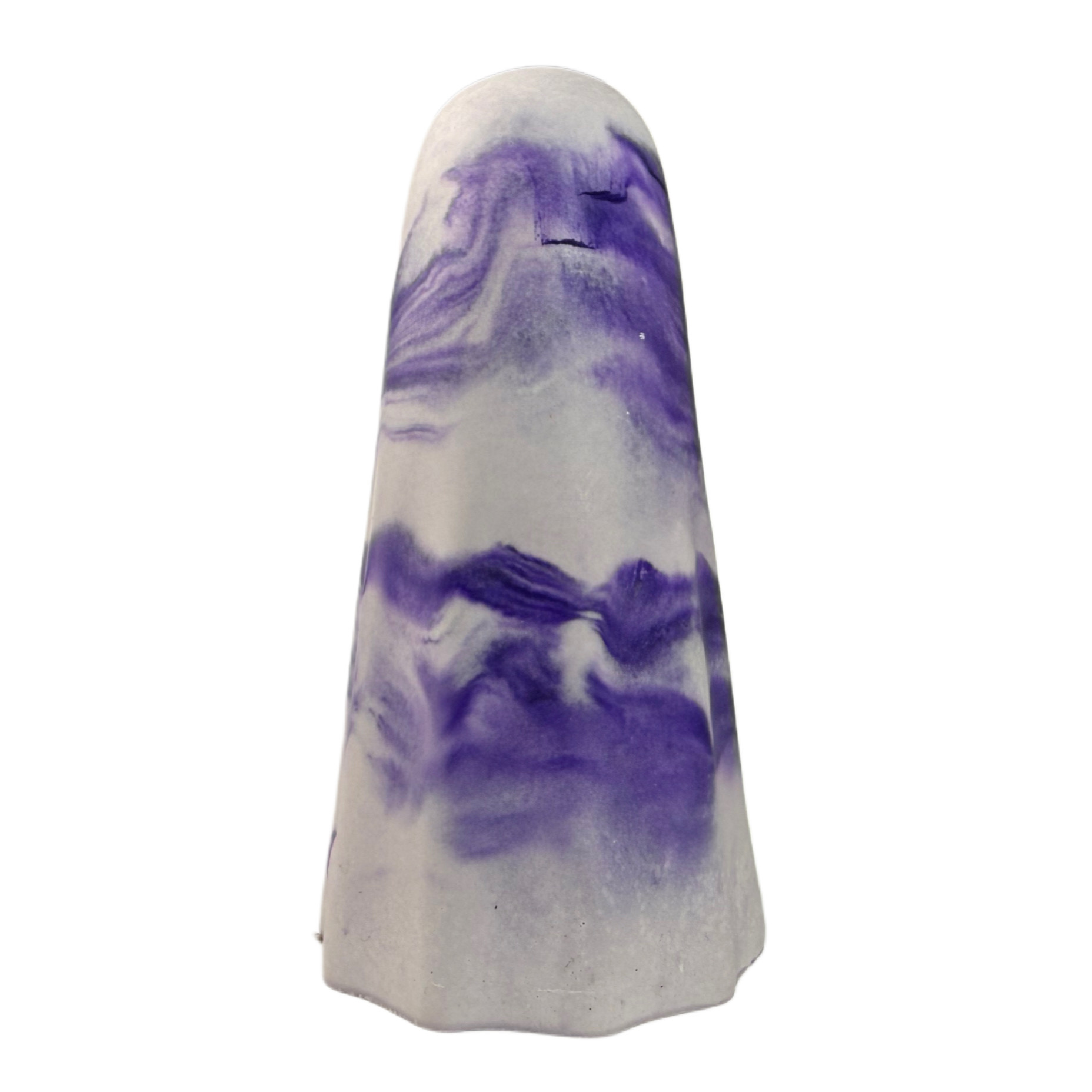 Purple and lavender marbled ghost figurine by The Nordic Ghost Merchants