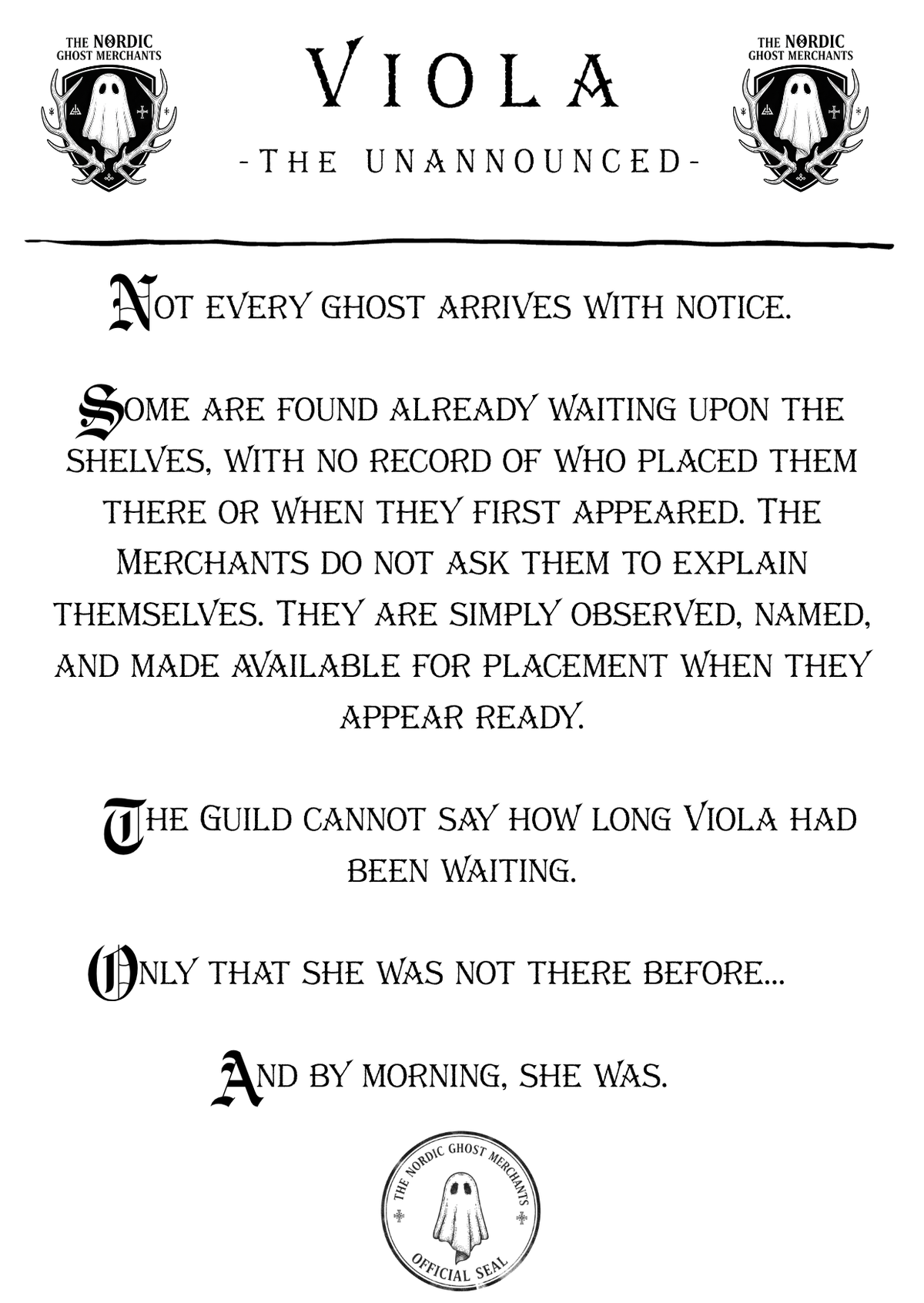 The Unannounced - Viola
